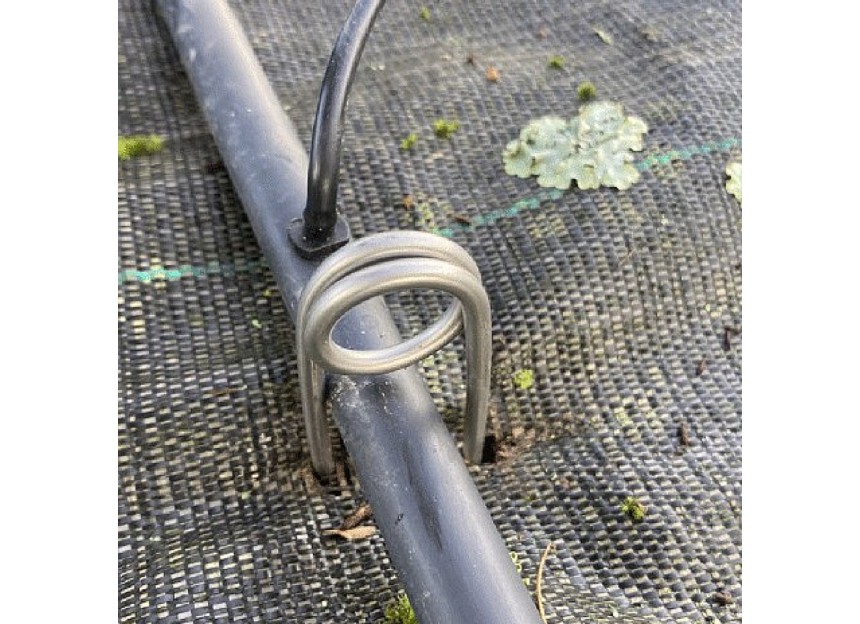 Piquet fixation inox tuyau PIKINOX
