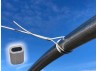 fil deltane fixé avec manchon aluminium