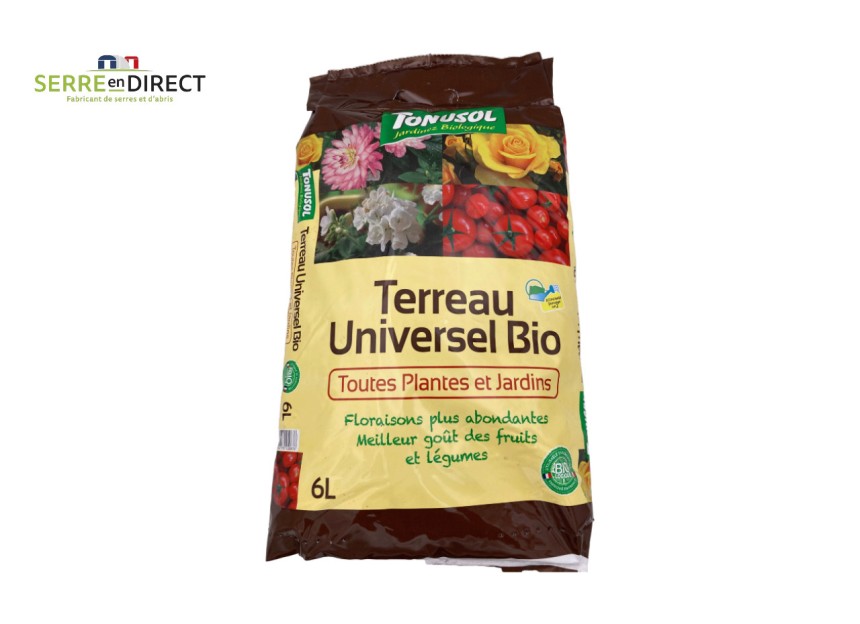 Terreau universel Bio 6 litres