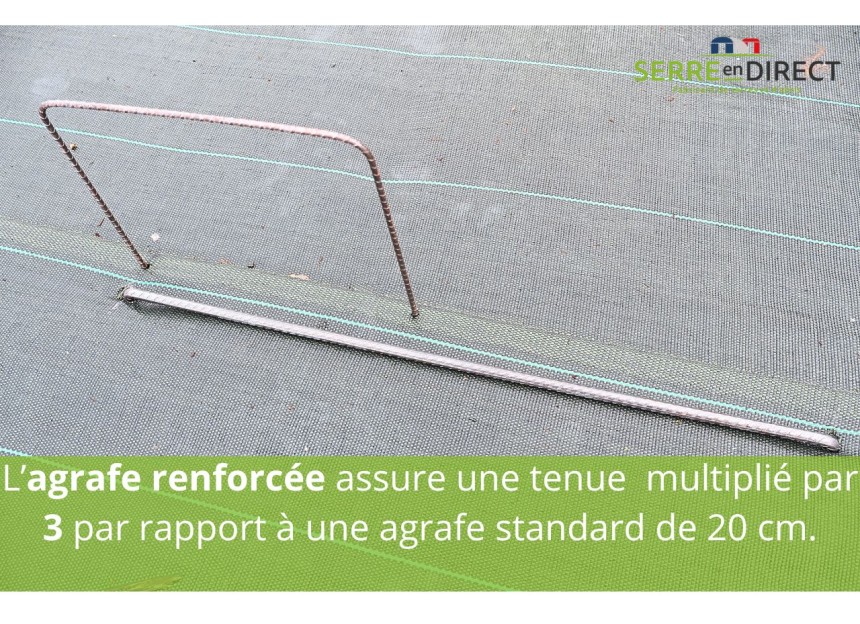 agrafe renforcée acier 8 mm de diamètre