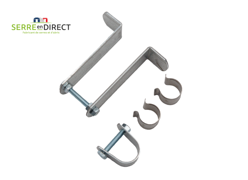 Kit poignée de porte pour serre