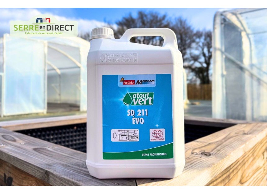 Nettoyant PRO pour bâche de serre, bidon de 5 litres