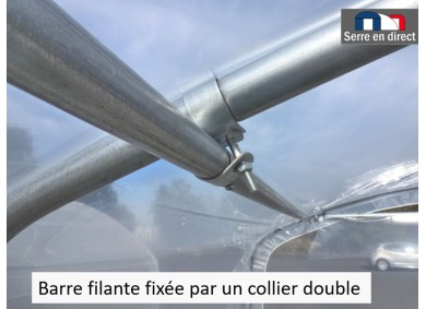 barre filante pour assembler les arceaux