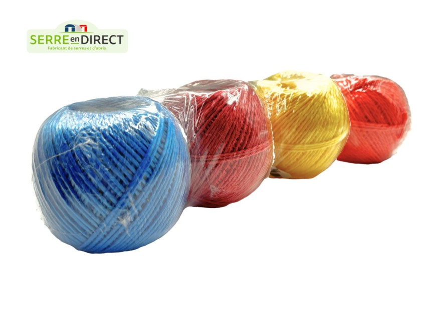 ficelle pour palissage des tomates 4 bobines de couleurs