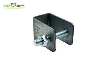 collier carré pour tube de 25mm