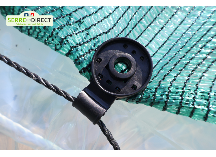 clips filet d'ombrage tension ficelle