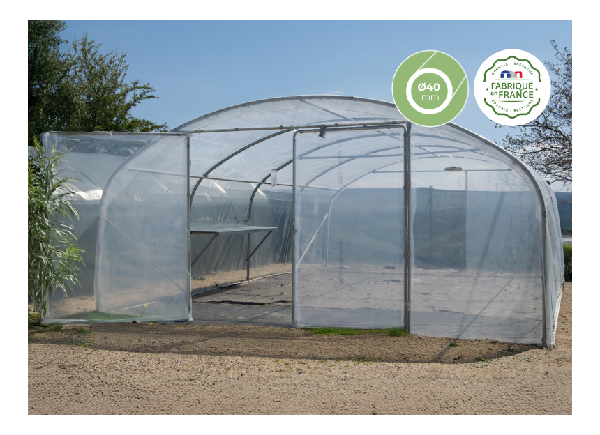 serre de jardin dolmen 500 en situation