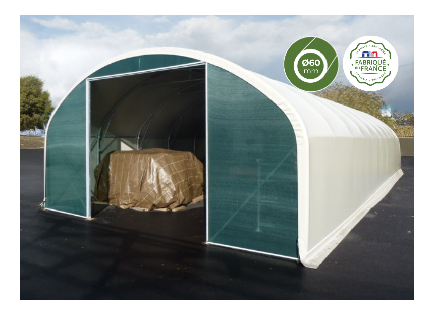 Tunnel de stockage agricole DOLMEN 640
