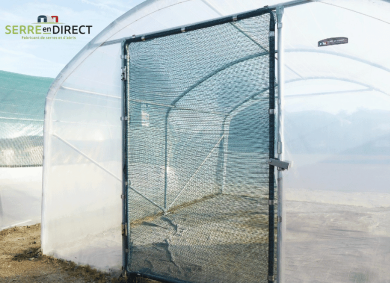 Filet brise vent porte serre