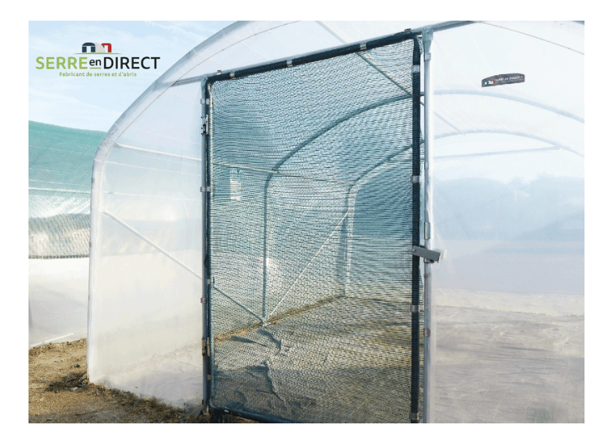 Filet brise vent porte serre