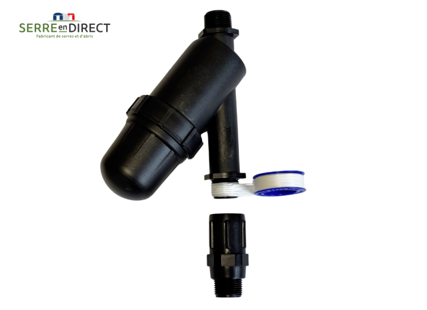 pose du Téflon sur le filetage du réducteur de pression