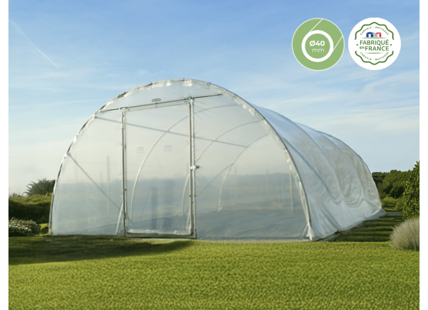 Serre tunnel maraicher DOLMEN 450 - en situation