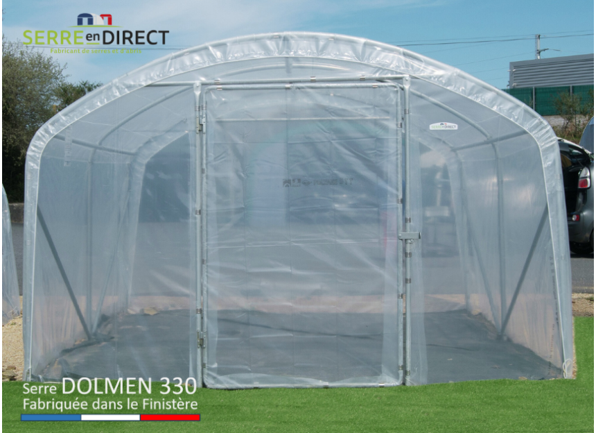 serre de jardin dolmen 330 une porte