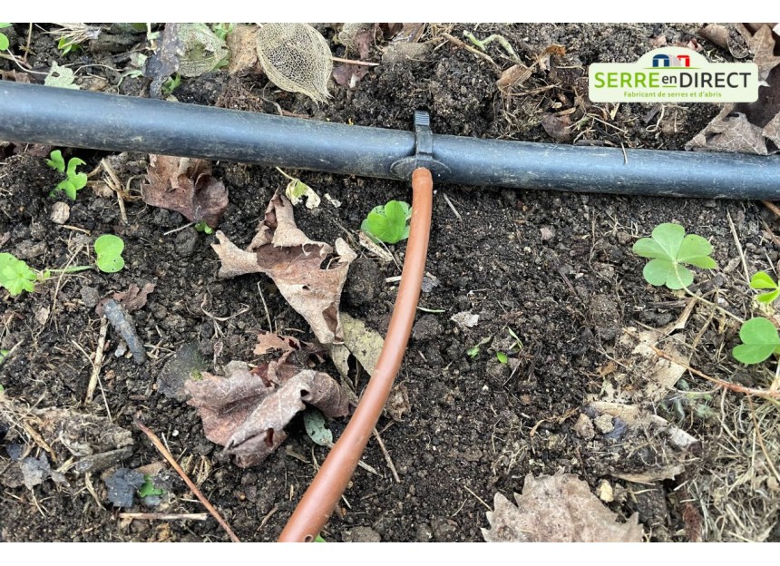 alimentation de goutte à goutte sur tuyau 6mm