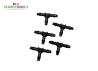 raccord T cannelé pour micro arrosage 6 mm