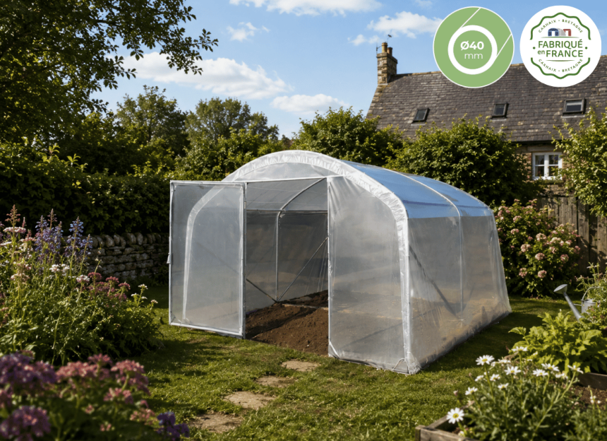 Serre de jardin de qualité fabriqué en Bretagne