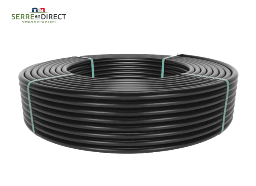 tuyau PE 16mm noir épaisseur 1.2mm.