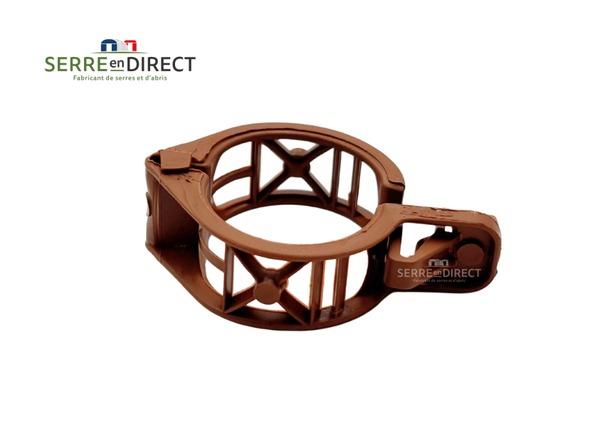 clips tomate renforcé 24mm marron