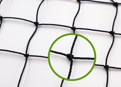 Filet Volière fil noué 40mm pour serre de jardin
