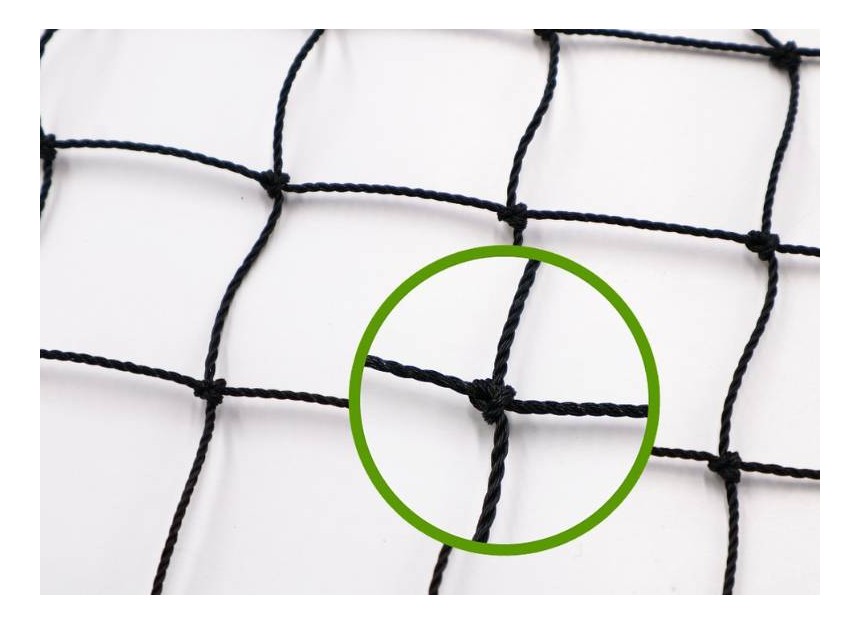 Filet Volière fil noué 40mm pour serre de jardin