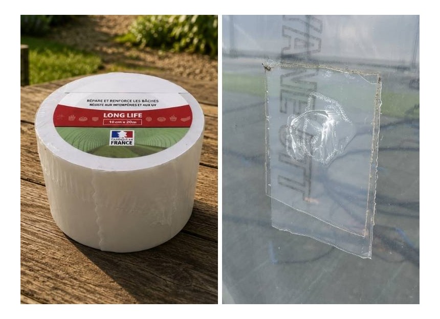 Répare bâche PRO pour serre de jardin