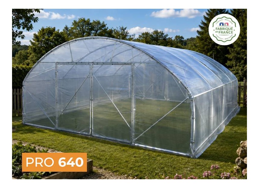 Serre professionnelle DOLMEN PRO 640 fabriqué en france