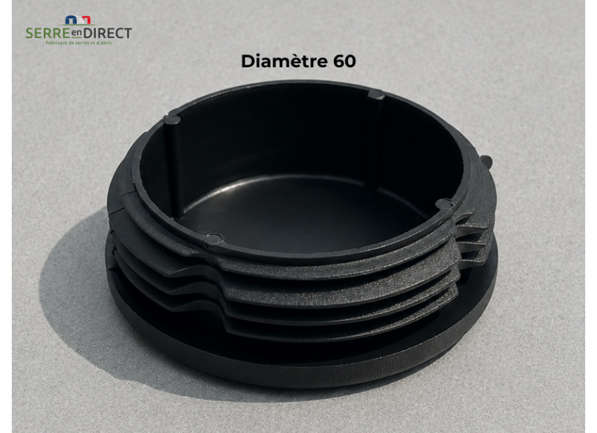 Bouchon PVC 60mm embout