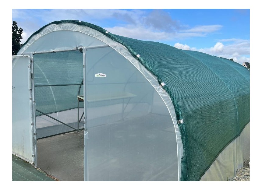 filet d'ombrage 50% pour serre de jardin