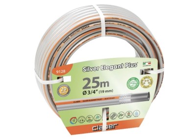 Tuyau arrosage 19mm longueur 25m Claber Silver Elegant