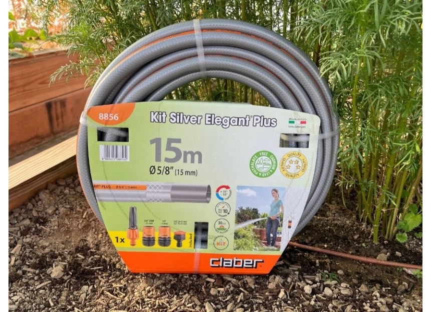 tuyau arrosage longueur de 15m 15mm claber