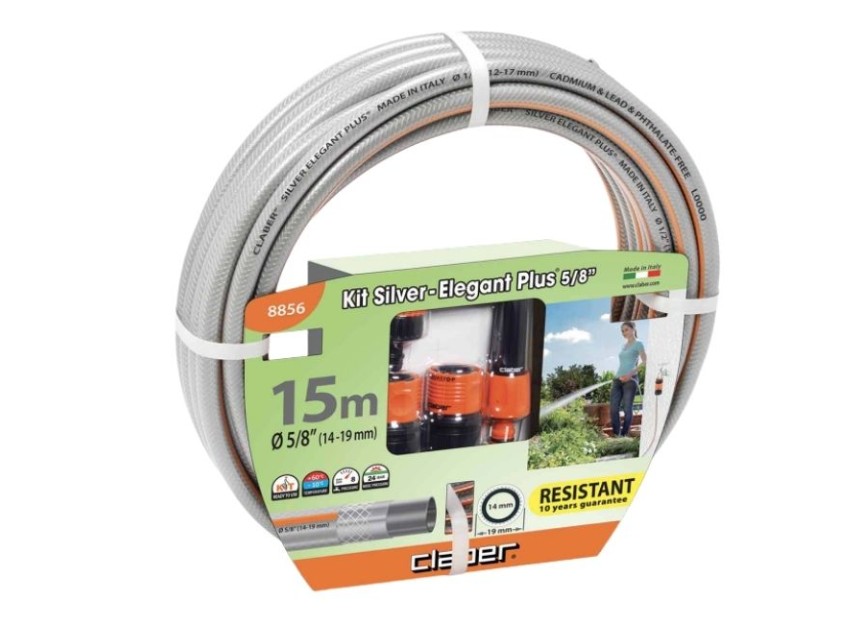 tuyau arrosage longueur 15m avec raccords claber