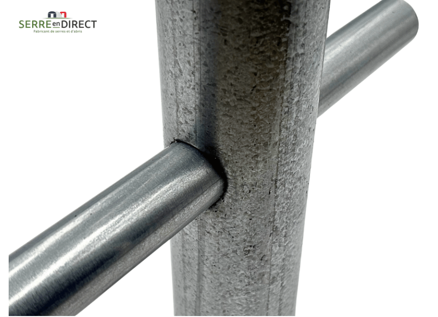 Croix 55mm, pour arceau de serre professionnelle