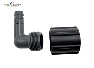 Kit raccords coude union 3/4