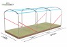 armature de serre longueur 6 mètres