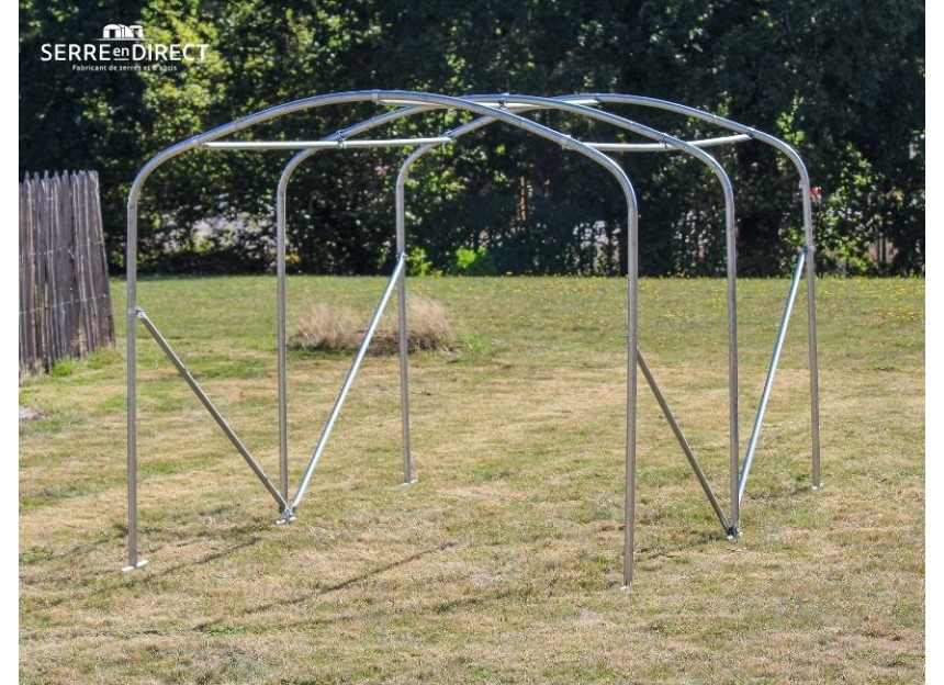 structure de serre largeur 2.30m