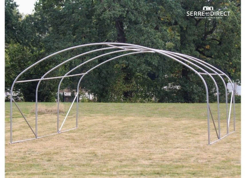 armature de serre de jardin largeur 5m