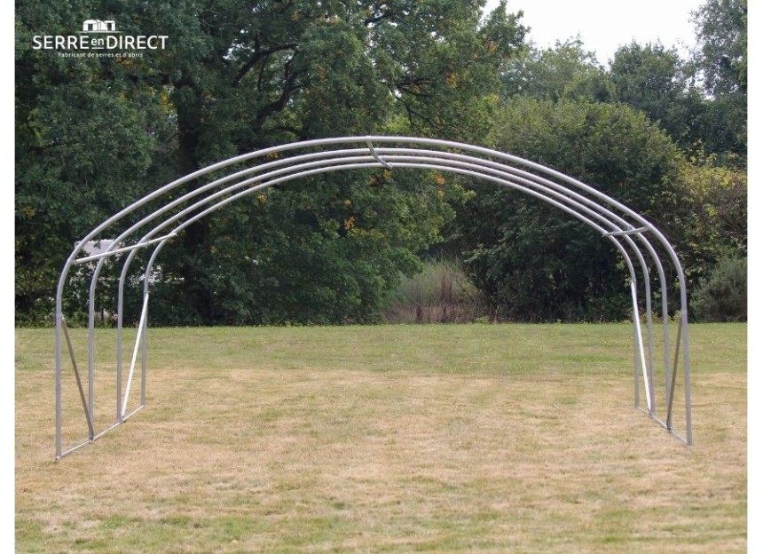 structure de serre de jardin largeur 5m