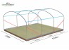 armature de serre de largeur 5m