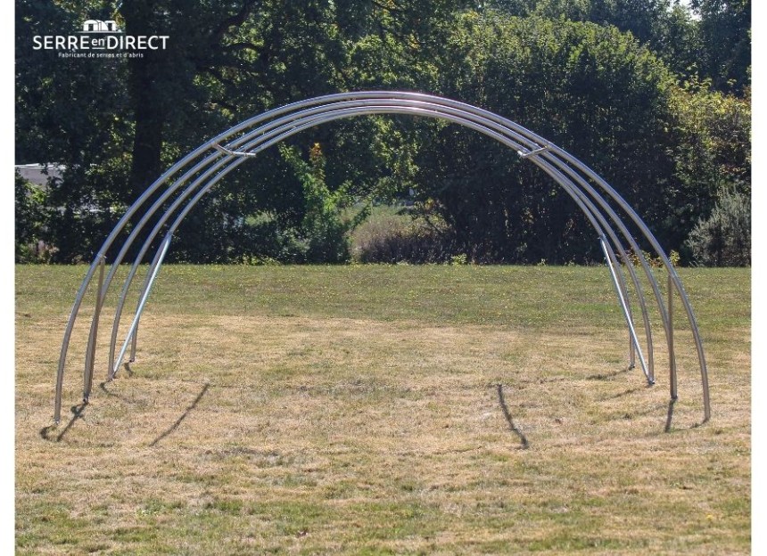 structure de serre de largeur 4.50m