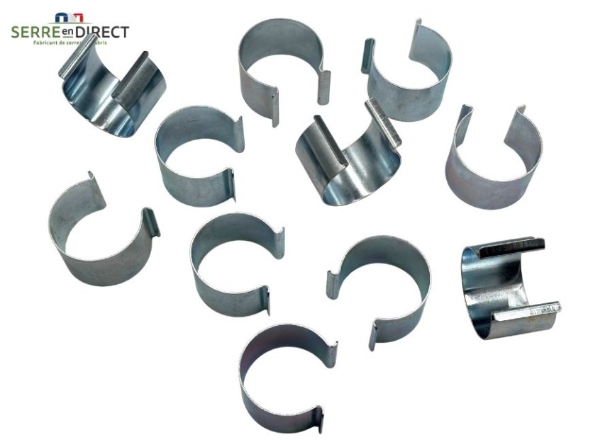 clips pour bâche de serre 60mm