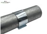 clips acier pour tube de 60mm largeur 40mm