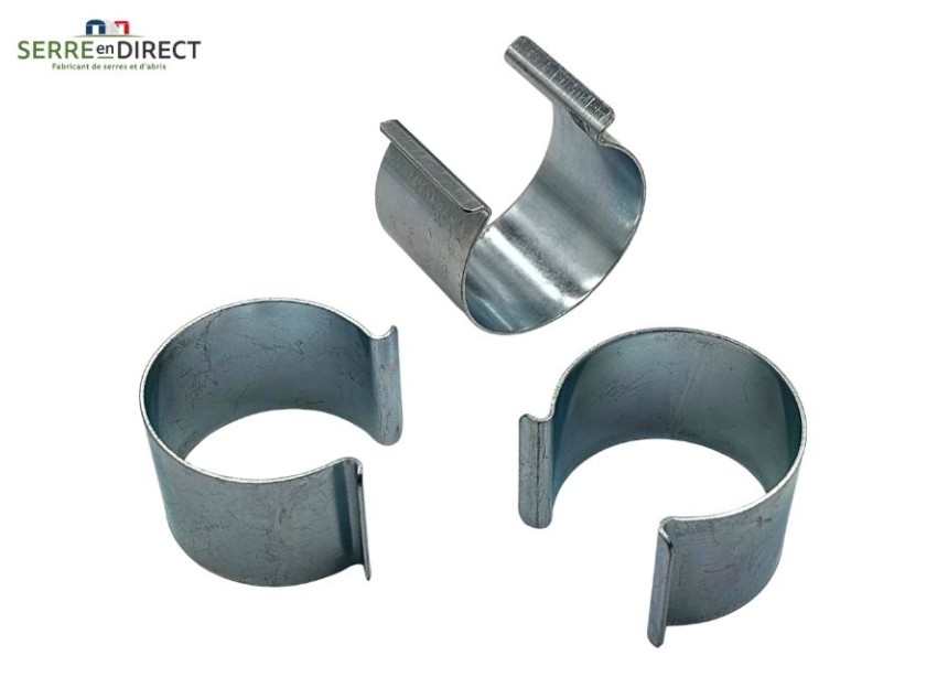 clips acier 60mm largeur 40mm