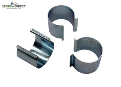 clips 50mm acier pour bâche de serre