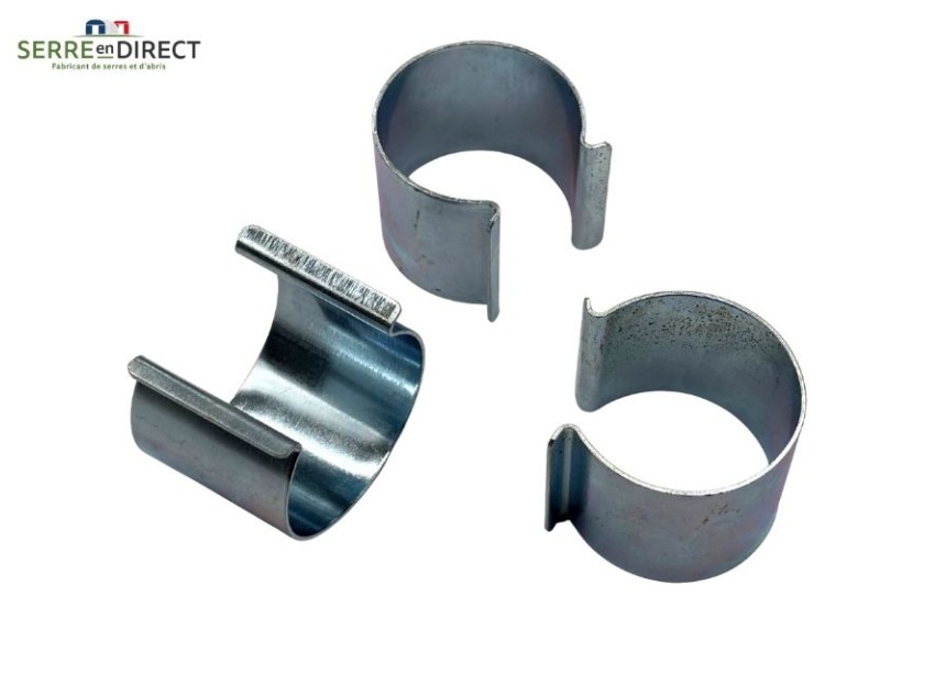 clips 50mm acier pour bâche de serre