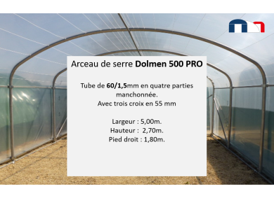 Arceau serre professionnelle PRO 500