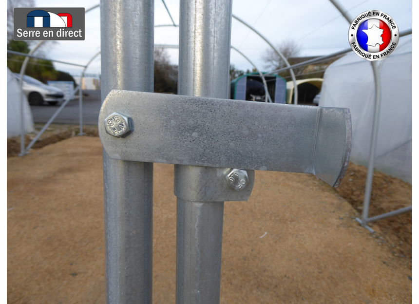 Manchon Union pour tube de serre