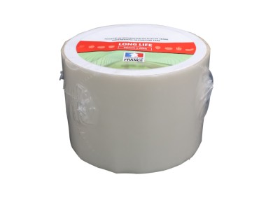 Tube plat percé 1 côté en 32mm avec collier