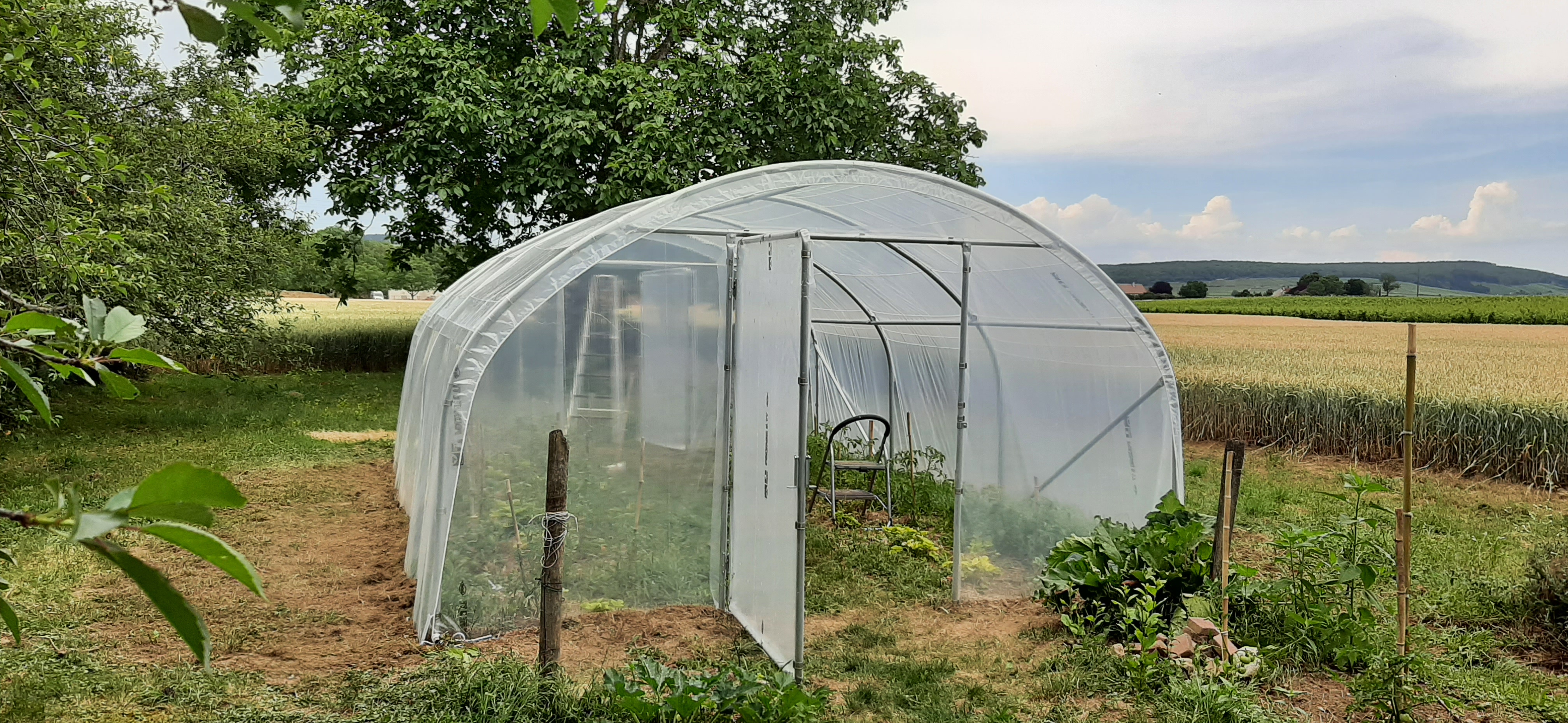 Serre Tunnel de Jardin Bord de Mer - Largeur 4M