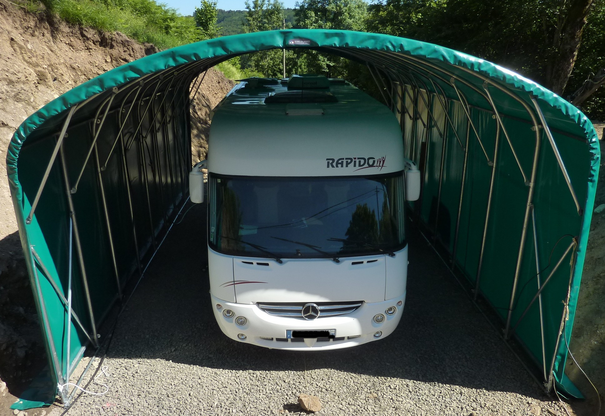 Ruban répare bâche serre tunnel de jardin