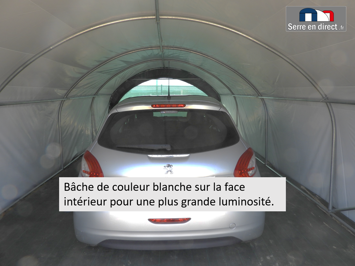 Bâche verte pour abri 250 g/m2